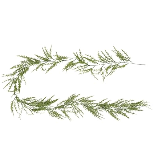 Decoraciones De Guirnaldas De Navidad,Guirnalda De Navidad Artificial | Guirnalda de Agujas de Pino de 6 pies Decoraciones navideñas | Decoraciones Verdes de guirnaldas para decoración del hogar.