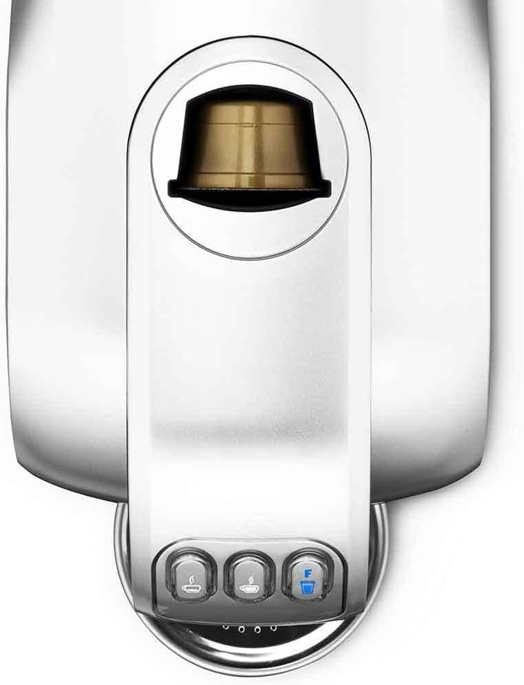 Top view of the Caffitaly S07 coffee machine showing capsule slot and beverage buttons