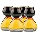Quaffer Double Bubble Layered Shot Glass Plus Recipe Card Glass Clear 1.25oz On Top 2.25 Oz On Bottom Set Of 2 By Anchor Hocking