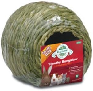 Oxbow Timothy Club Medium Bungalow Edible Environment For Small Animals