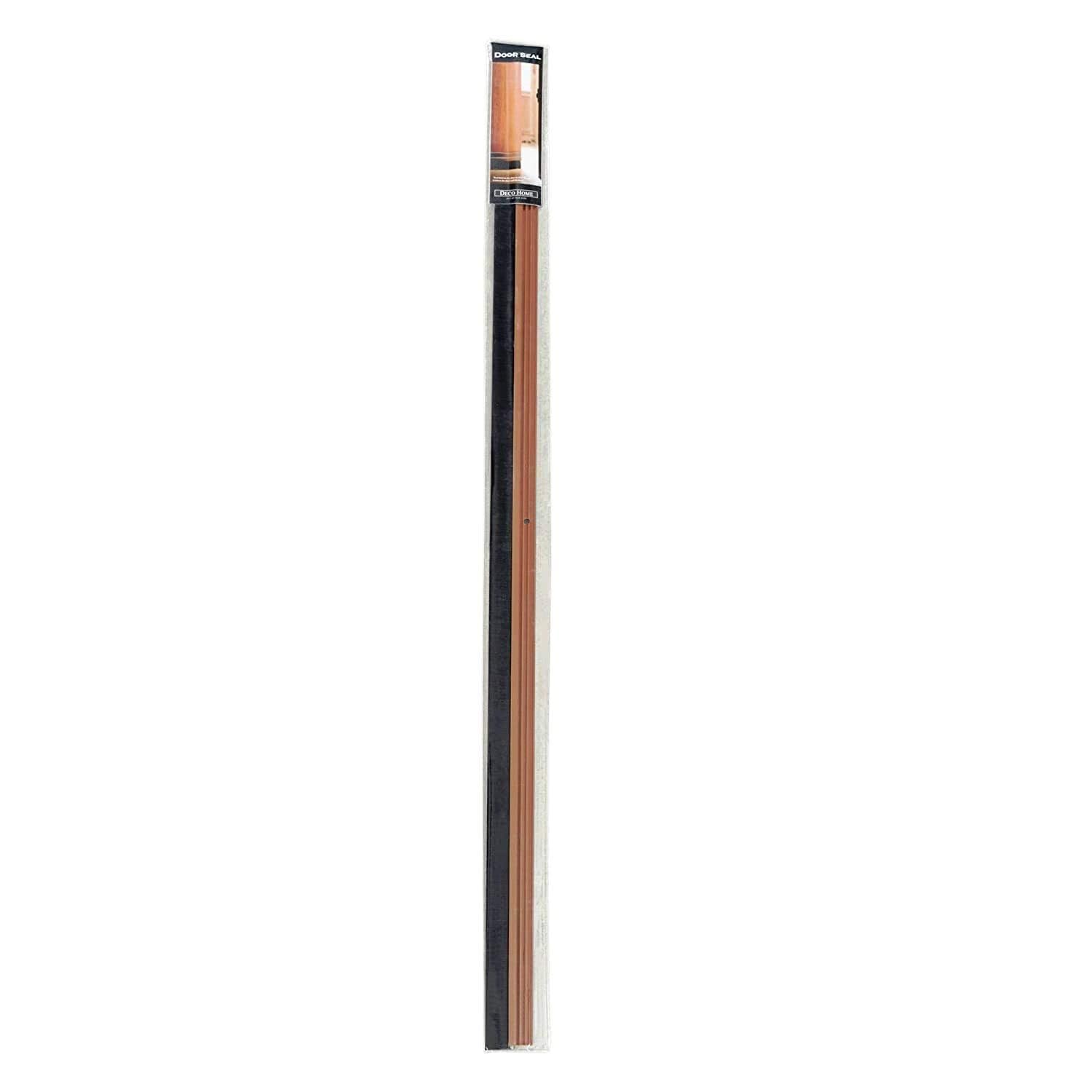 RAB Door Seal Bottom Brush Dust Stopper Strip for Home, Aluminum Plate with Nylon Brush - Brown (4 fit, Brown) (Pack of 4 PCS) — Amazon image 5