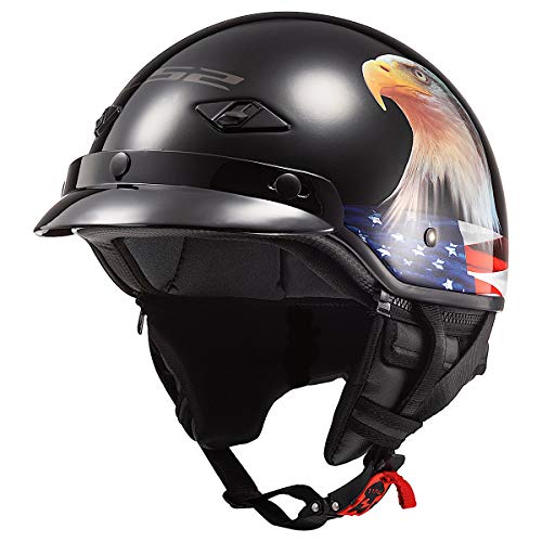 LS2 Helmets Bagger Motorcycle Half Helmet product thumbnail 7