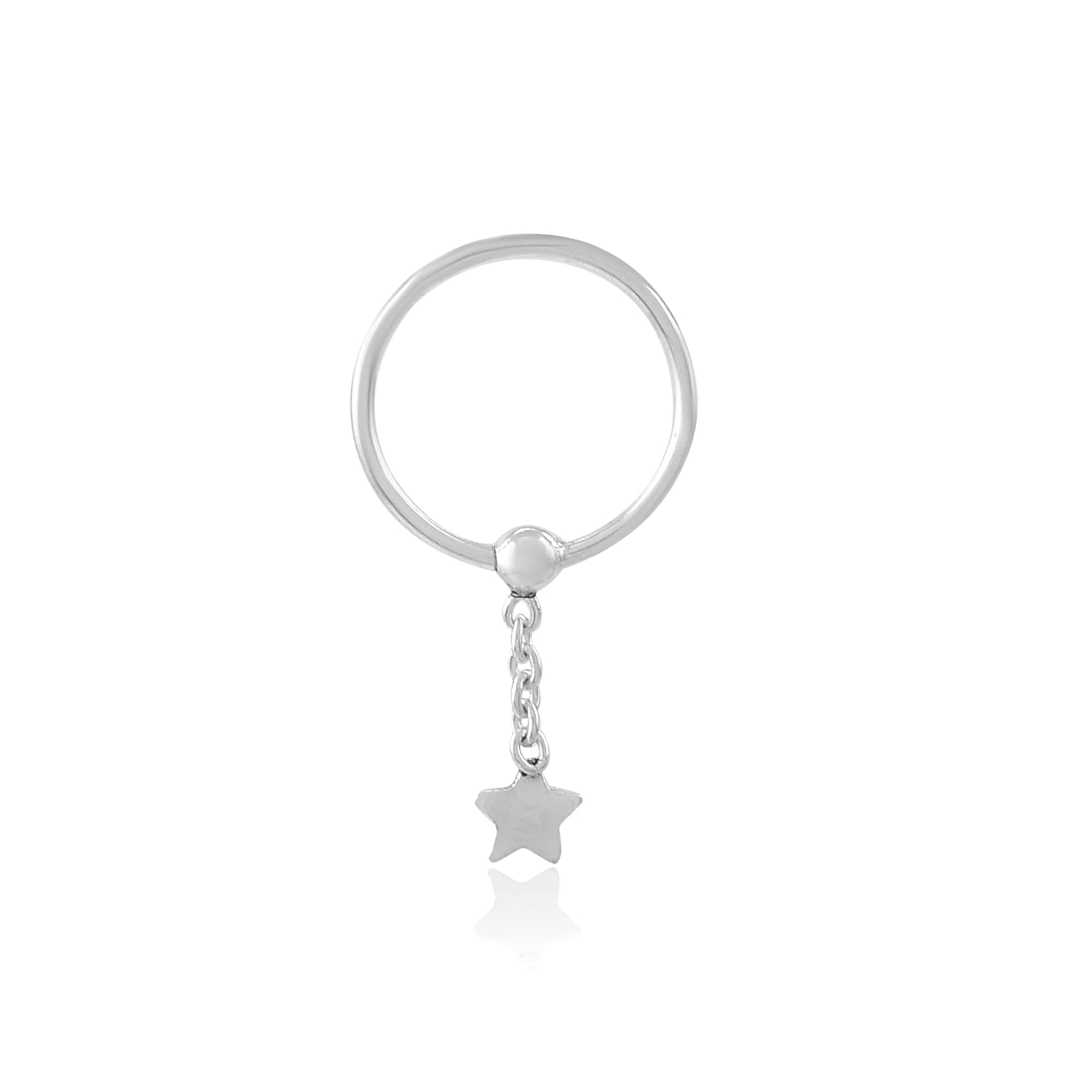 See full amazon price history chart for NEMICHAND JEWELS 925 Sterling Silver Plain Star Charm Nose Ring & upper helix earring For Women (10mm- 1PC) NEMICHAND JEWELS 925 Sterling Silver Plain Star Charm Nose Ring & upper helix earring For Women (10mm- 1PC) (B09JCNTTM5) Amazon Price History, Amazon Price Tracker