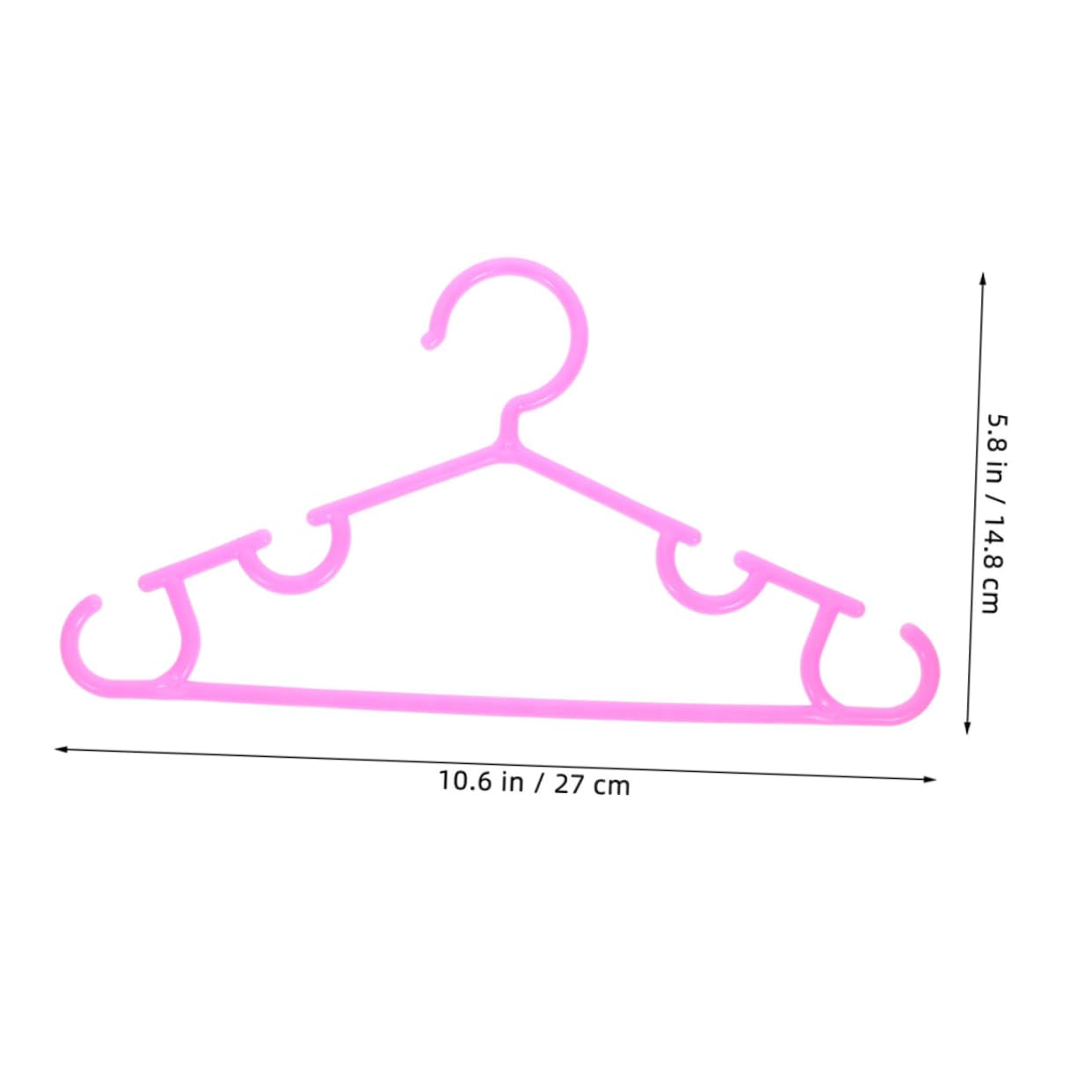 KOMBIUDA 20pcs Children Hanger Dog Hangers Child Hangers Clothes Hangers Sweater Hangers Pet Hangers Pant Hangers Hangers Coat Hangers Mini Kitten Hanging Racks Pp Pink