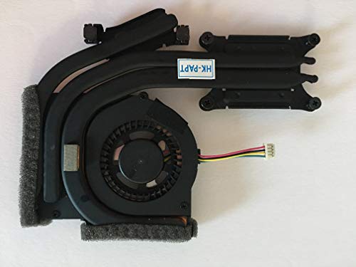 hk-part - Ventilador de repuesto para IBM Lenovo Thinkpad T420S T420SI con disipador térmico DIS FRU N/P 04W1713 de 4 pines y 4 cables Cover