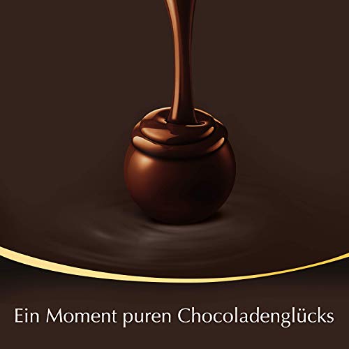 Lindt LINDOR Schokoladen Kugeln Extra Dunkel | ca. 80 Kugeln Edelbitterschokolade feinherb | dunkle Schokolade mit 70% Kakao | Großpackung, Pralinen-Geschenk | 1kg (1er Pack)