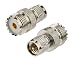 DHT Electronics RF coaxial Adapter Mini-UHF Male to UHF SO239 PL259 Connector Pack of 2
