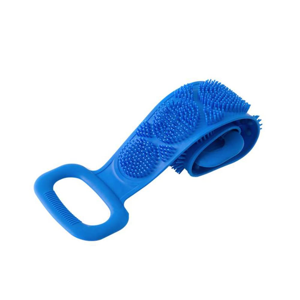 00 Silicone Body Brush Bath Shower Back Scrubber Exfoliating Back Gentle Massage for Men and Women Deep Cleaning Double Face Non-slip Handle - Image 4
