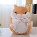 Smvala Bambola di Peluche per Bambini Peluche Criceto soffice Peluche Grande Criceto 23.6" Regalo di Compleanno di Natale per Adulti Bambini Ragazze Ragazzi(Color:Light Brown)