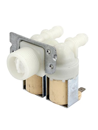 Électrovanne double tête AC220V pour machine à laver à tambour pièce de rechange lave-linge