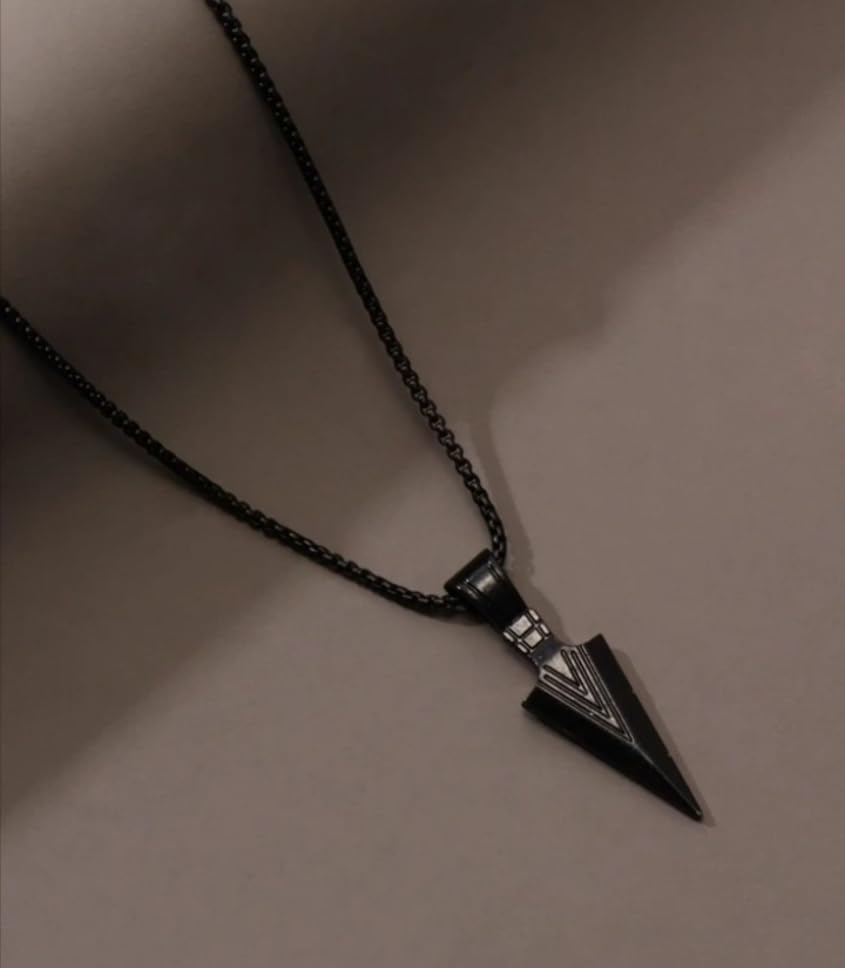 Mens Everyday::Love::Party::Wedding & Engagement Titanium Stainless Steel Contemporary F1774 Black Pendant