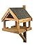 Produktbild Vogelhaus wetterfest aus Holz, vogelfutterhaus, Futterhaus, Futterstation für Wildvögel, Vogelfutterhaus zum Stellen für den Garten, Balkon ,Zaun or Schuppen