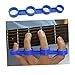 OFFSCH Hand Strengthener Grip Guitar Span Practice Piano Trainning Tool Adjustable Finger Extensor Finger Force Span Finger Expansion Sleeves Guitar Trainer Tool Adjustable Grab Handle