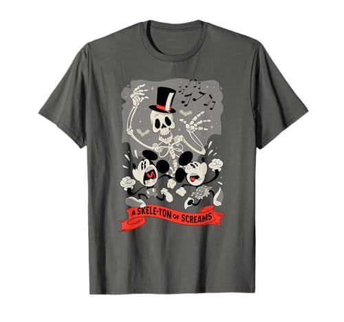 T-shirt Halloween Mickey Disney coton anti-déformation confort absolu