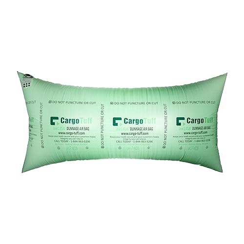 IDL Packaging - IDL Packaging 48" x 96" Dunnage Airbags, Woven Polypropylene, Level 1 (Pack of 1) - Fill The Void in Trucks and Intermodal Shipments, Reusable - Load Securement Airbags for Container Stuffing