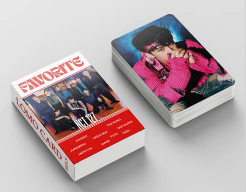 NCT 127 lomo card nct127 album favorite lomo cards 55PCS nct 127 album sticker photocards