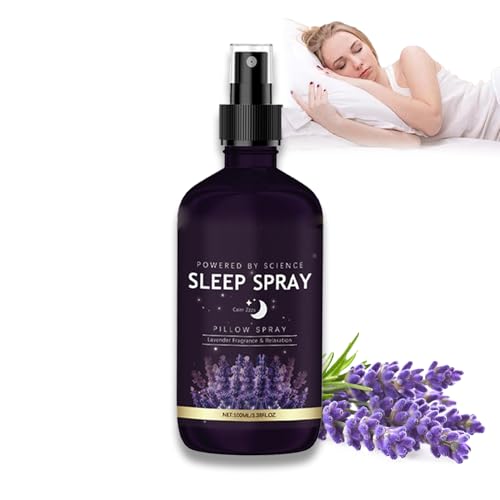 Lavender Sleep Spray-Lavender Pillow Spray Sleep-Aromatherapy Mist for Relaxing and Restful S-leep-Calming Bed S-Pray with Essential Oils-Sleep Aid for Travel and Bedtime-S-leep S-Pray Pillow Mist