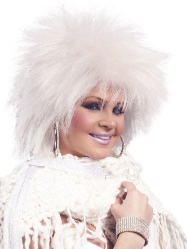 Enigma Wigs Women's Fright Wig, White, One Size