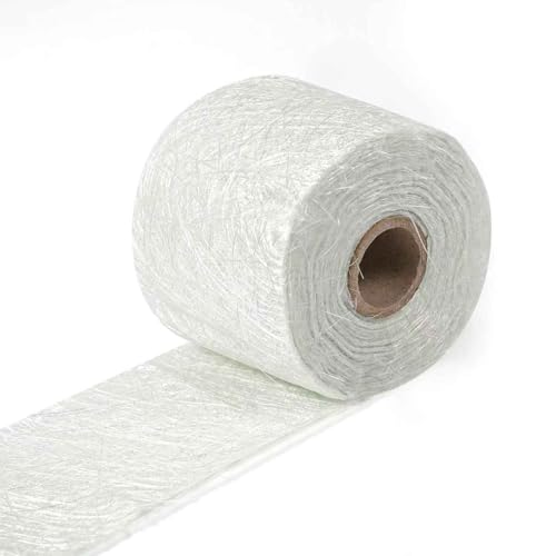 Fiberglass Chopped Strand Mat, 1.5 oz,Fiberglass Repair kit,Easy to Use Strong Glass Fiber for Structural Reinforcement (4 inch,5 Yards)