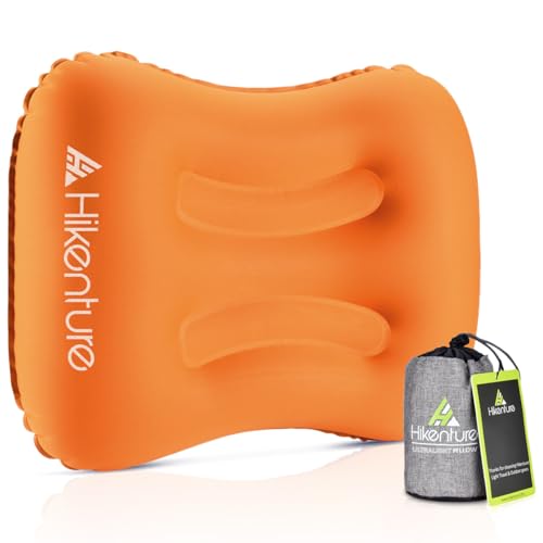 HIKENTURE Aufblasbares Reisekissen Camping Kissen...