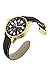Invicta Men's I-Force Left Handed Quartz Watch with Leather Strap, Black (Model: 3330)