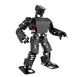 AiNex ROS Smart Robot for Raspberry Pi 5 Programmable 24 DOF Humanoid Robot PC APP Wireless Controller, AI Vision Walking Hurdling Grasping Kicking Boxing Stand Up Automatically, with RPi 5 8GB