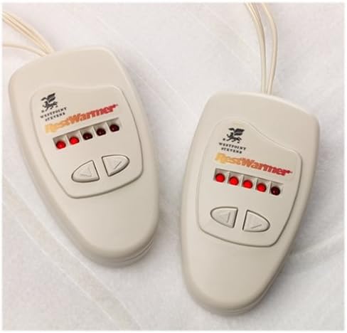 Amazon Com Westpoint Stevens Rest Secure Restwarmer Dual Control California King Mattress Pad Home Kitchen