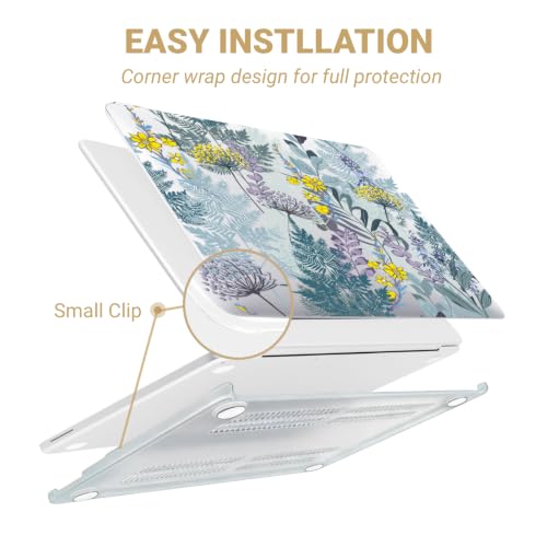 Carcasa MacBook Pro 15 A1707 A1990 con protector de teclado verde prado 5