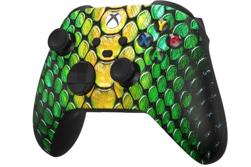 Image of Custom Controllerzz Wireless Controller for Microsoft Xbox Series X /S & Xbox One - Custom Soft Touch Feel - Custom Series X /S Controller (X /S Viper Grid)