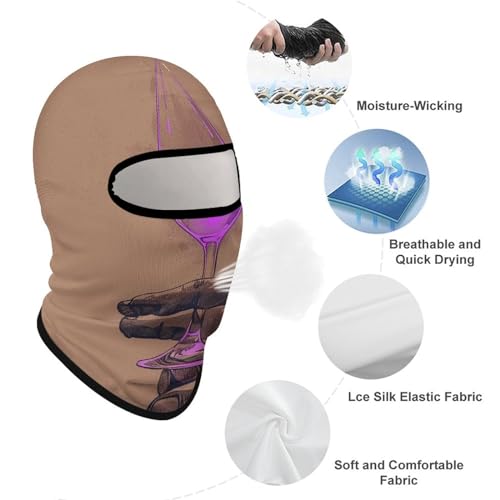Balaclava para hombre y mujer máscara completa para ciclismo miniatura 3