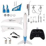 Timetided QF008-Boeing 787 2.4GHz 3CH EPP RC AVI¨®n 550 mm Envergadura ala Fija RTF Escala Aeromodelismo Aviones de Control Remoto