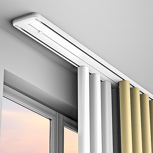 Barre de plafond K double rail facile à installer sans découpe 5m