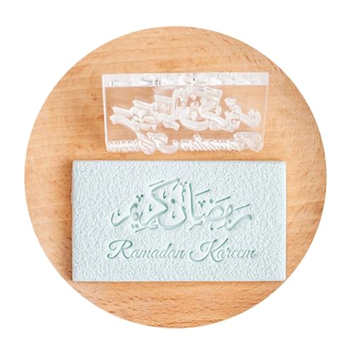 Food Safe Acrylic Cookie Stamp Biscuit Mold Practical Ramadans Dessert Making For Eid Gatherings