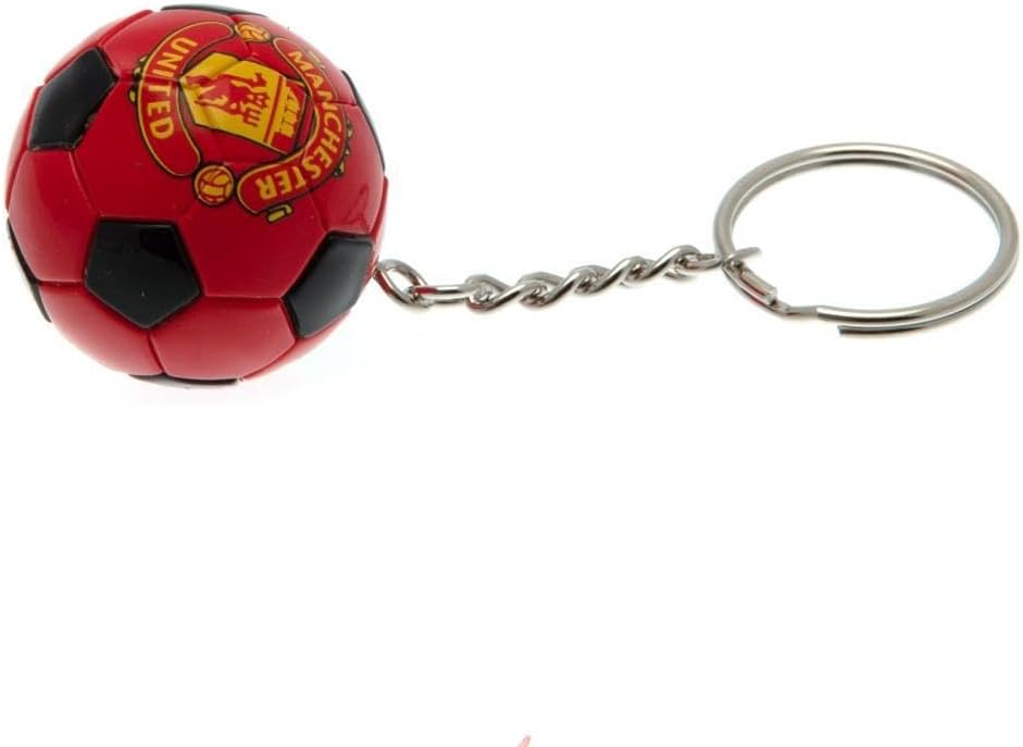 Manchester United FC Soccer Ball Keyring image 2