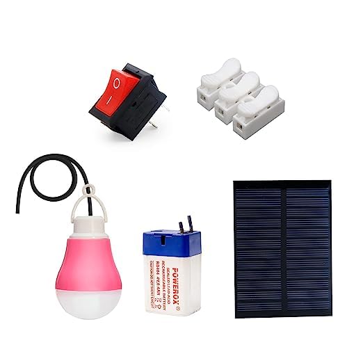Image of Electronic Spices Diy Mini Rechargeable Light Dimmer Kit With Video Tutorial & User Manual Solar Battery Toy Kit
