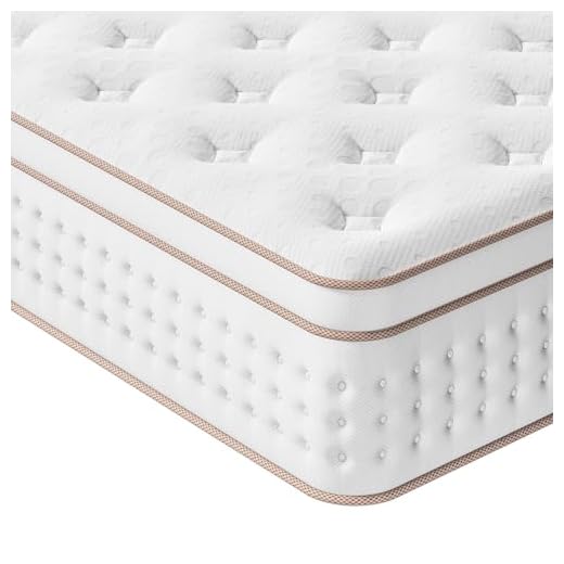 Vesgantti Materasso Matrimoniale Ibrido 160x200x26cm, Molle Insacchettate Indipendenti con Supporto Bordo e Isolamento Movimenti, Media Fermezza, Certificato OEKO-TEX, Box-Top6 Serie