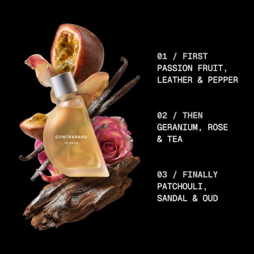 Image of Contraband Eau De Parfum - Le Oud XI | Smoky Oud, Bright Passionfruit & Turkish Rose Notes | Intense & Long Lasting Spray Perfume For Men & Women | 100 ml