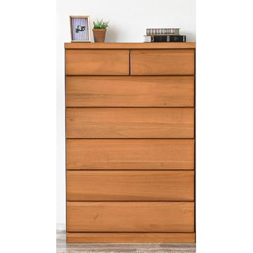 タンス チェスト 幅90cm ハイチェスト 桐 整理タンス 衣類収納 6段チェストスライドレール 箱組 大川 家具