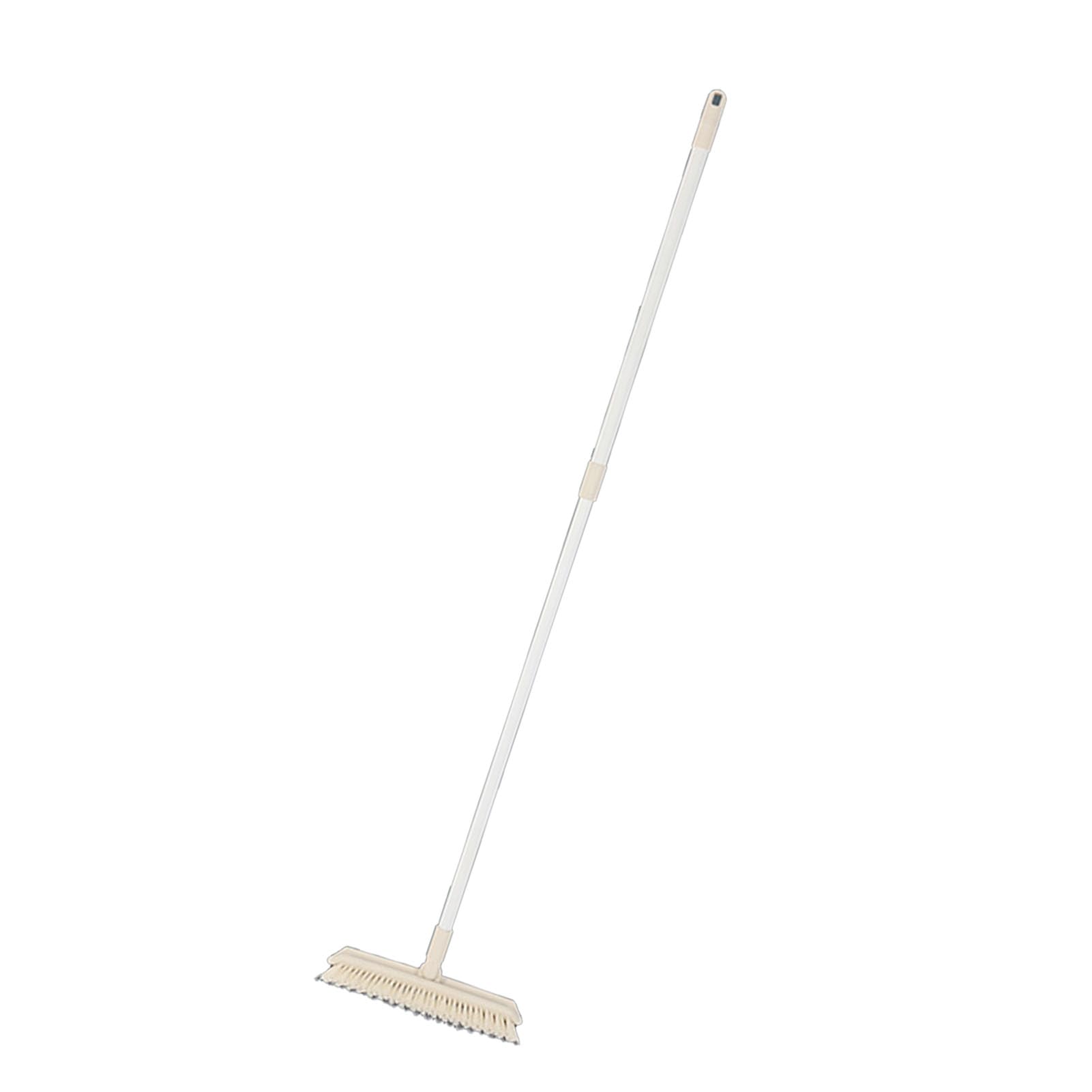 Haofy Spazzola per Pavimenti Estensibile con Setole Rigide e Durevoli Pulizia Accurata Nella Vasca da Bagno e Nella Doccia, 50 X 11 Pollici (crema)