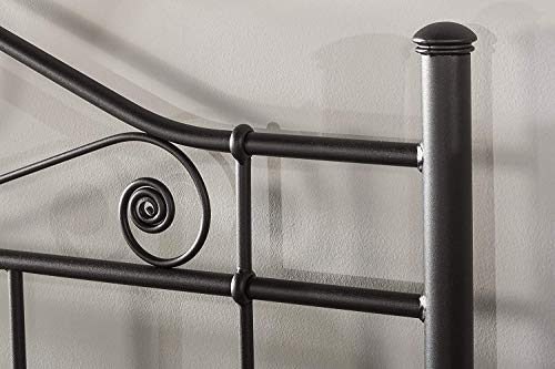 Hillsdale Harrison Metal Headboard, King, Textured Black #TOP1