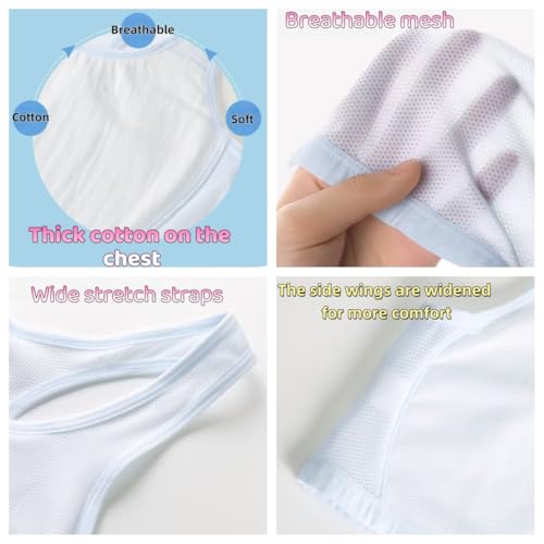 Training Bras for Girls 8-10 Years,Teens 10-14 Cotton Bra,No Pads Bras Lightweight,Wireless Begaining Bra, Teen Girl Clothes (US, Alpha, Small, Regular, Mixed Color A)3