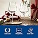 Villeroy & Boch – Toy's Delight red wine glass set with 2 crystal glasses, glass, transparent, dishwasher-safe, capacity 470 ml
