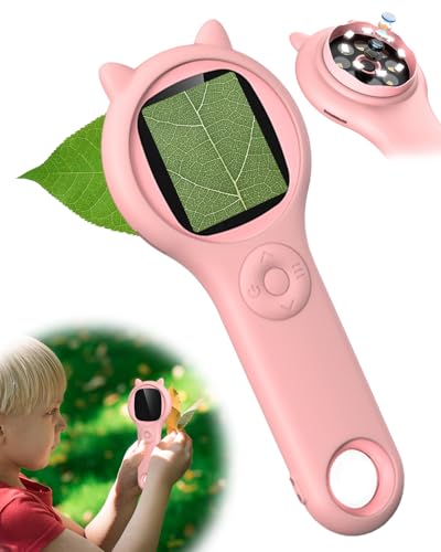 Kids Microscope Handheld, 2026 New Mini Pocket Microscope for Kids,