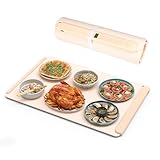 Ce grand plateau chauffant garde vos plats, accompagnements et boissons parfaitement chauffés à votre table à manger, préservant ainsi la saveur et la texture.