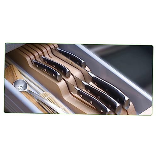 FUNOMOCYA Estante De Almacenamiento De Herramientas De Cajón Insertar Organizador De Cajones Cocinando Cajon Portautensilios Vestidor Organizador De Cubiertos Para Cajon Bambú