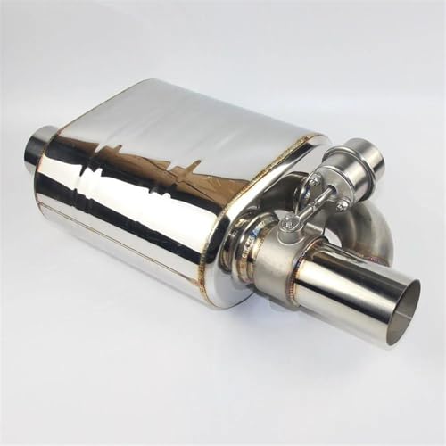Silencieux d'échappement universel 63mm avec valve télécommandée pour un son variable - 4