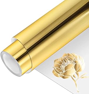 VINYL FROG Iron on Vinyl Pack Soft Metallic Chrome HTV Vinyl 7 Colors Pack 25x30.5cm Sheets Heat Transfer Vinyl for Garment DIY