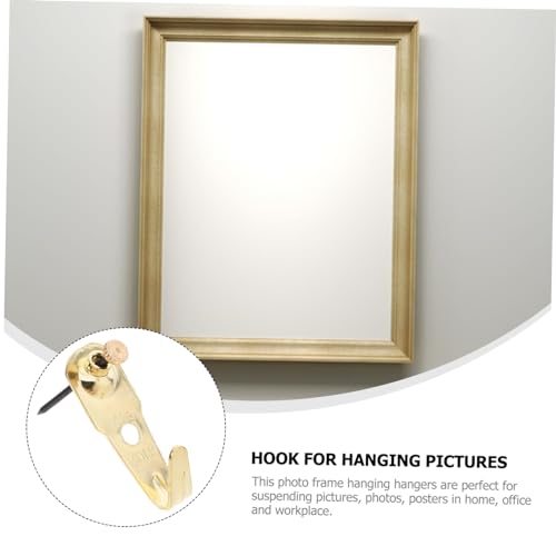 Image of 30sets German Hooks Copper Tips Robust Wall Hooks for Frames Dresses Artwork Easy Install