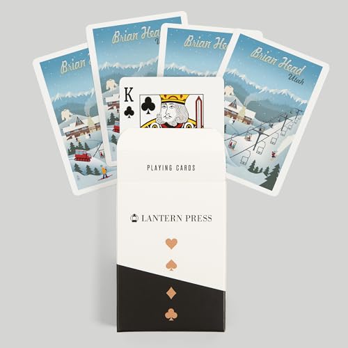 Lantern Press Brian Head, Utah, 52 Cartas Poker miniatura 6
