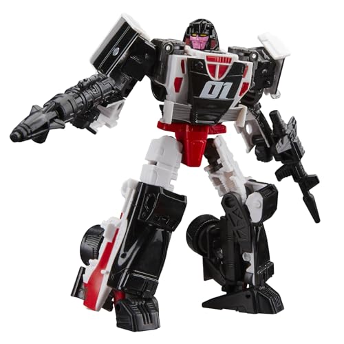 Transformers Age of The Primes Deluxe Class Decepticon Crasher, 5.5-inch Converting Action Figure, Robot Toys for Ages 8+